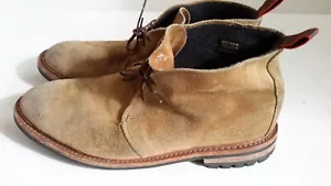 Allen Edmonds Size 10.5 D 3087 Weather Proof Tan Suede Chukka Boots Pre-owned - Picture 1 of 15