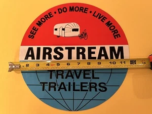 RARE Airstream HUGE Magnetic Sign RV Trailer CAMPING ACCESSORYMint Collectible - Picture 1 of 4