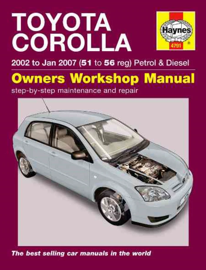 Toyota Corolla 2002-2007 Haynes Manual de taller Gasolina Diesel - Imagen 1 de 4