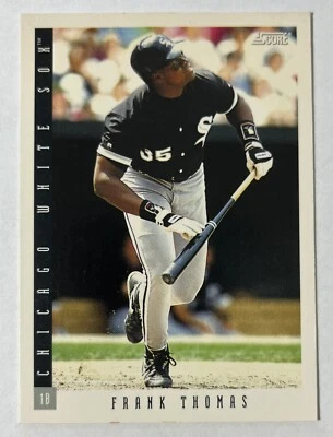 1993 Score #3 Frank Thomas Chicago White Sox Baseball Trading Card - Image 1 of 3