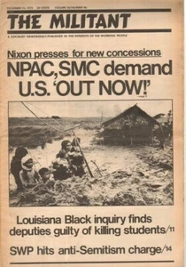 Giornale Inglese THE MILITANT 15 December 1972 n 46 volume 36 - English Magazine - Foto 1 di 1