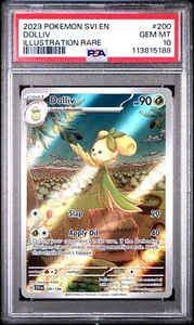 Dolliv 200/198 Sv01: Scarlet & Violet Base Set Holo PSA GEM MINT 10 - Picture 1 of 3