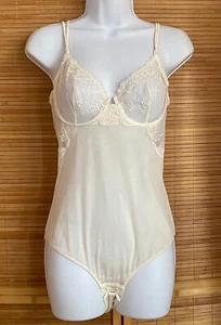 La Perla Studio Ivory Semi Sheer Bodysuit 36B - Picture 1 of 12