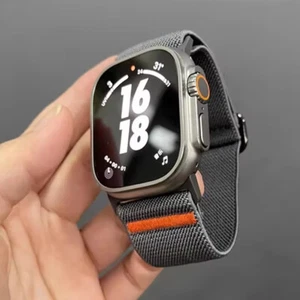 Bracelet sport nylon premium pour Apple Watch 11 10 9 8 7 SE3 Ultra3 45/46/49 mm - Photo 1 sur 27