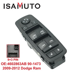 Power Window Switch For 2009-2012 Dodge Ram 1500 2500 3500 4602863AB 90-1473 - Picture 1 of 13