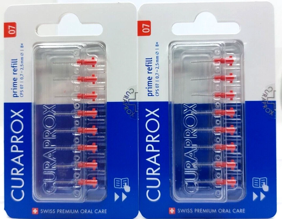 2 x Curaprox prime CPS 07 refill 8 Stk in einer Spender-Box neu - Bild 1 von 1