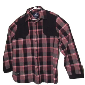 Camisa a cuadros clásica para hombre Rocawear L/S, talla 2XL, algodón, negra/roja, Rn: 106830 - Imagen 1 de 12