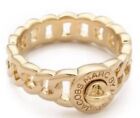 Marc Jacobs Goldtone Katie Turnlock Chain Ring