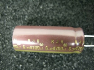 Elna 105˚C 6.3V 4700uF Electrolytic Capacitors RJH 12.5X30 RJH-6V472MI7 (5Pcs) - Picture 1 of 6