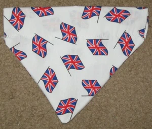 UK Union "Jack" Flag Dog Bandana - 5 sizes XS-XL - Picture 1 of 1