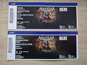 Avantasia Here Be Dragons Tour Bochum, 22. März 2025 - Stehplatz Innenraum - Bild 1 von 3