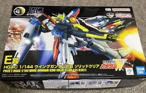 E Prize Gundam Ichiban Kuji Wing Gundam Zero Solid Clear Gundam Model Kits - Picture 1 of 5