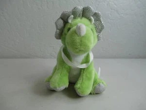Frankford Triceratops Plush Stuffed Animal Beanbag Dinosaur Dino Green - Picture 1 of 12