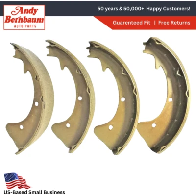 For 1957-1958 Dodge Front/Rear Brake Shoes and Lining Assemblies 11x2-1/2". - Image 1 of 4