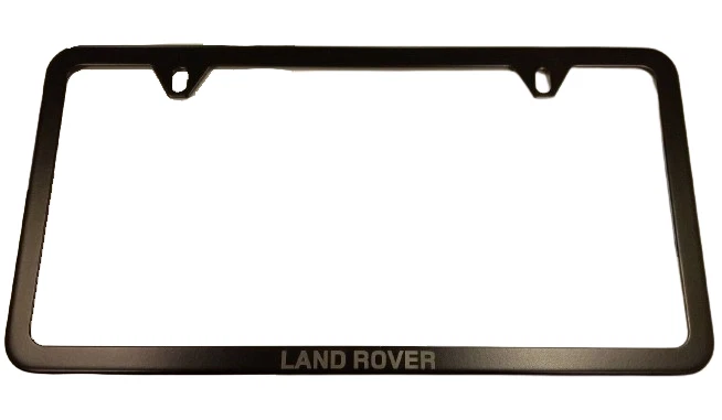 LAND ROVER SLIMLINE BLACK LICENSE PLATE FRAME - VPLCY0099 - Image 1 of 4