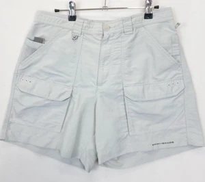 Columbia PFG Omni-Shade Cargo Nylon Shorts Men 32 / 6 Gray Gorpcore Outdoor - Picture 1 of 10