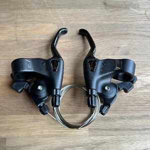 Shimano Deore XT ST-M092 Brake Lever & Shifters VIA Japan 3 x 7 speed 1990s - Picture 1 of 22