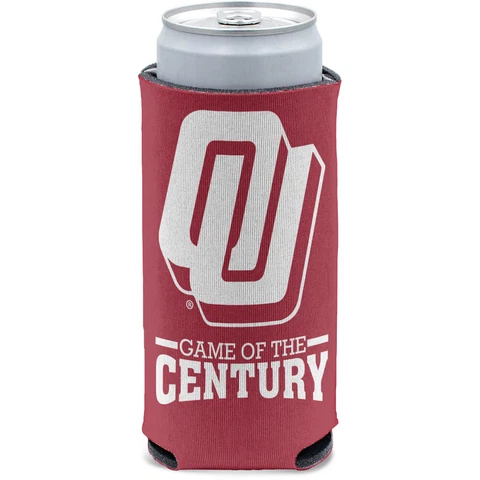 WinCraft Oklahoma Sooners 12oz. Game of the Century Slim Can Cooler Cover