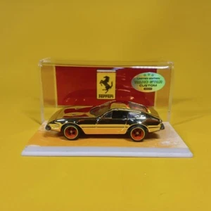 Hot Wheels FERRARI 365 GTB 4 Gold CHROME (WANGSTAR CUSTOM) REAL RIDERS METAL/MET - Picture 1 of 11