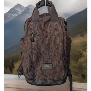 High Sierra Large Hiking Backpack Everyday Grab Gray Purple 25 liter capacity - Picture 1 of 15