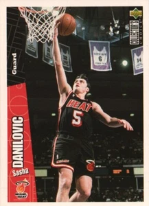1996-97 UD Collector's Choice #80 - Sasha Danilovic - Miami Heat 96-510 - Foto 1 di 2