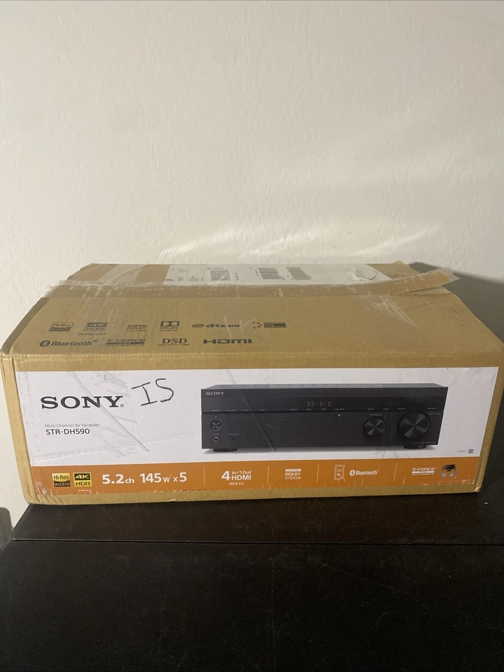 Sony STR-DH590 4K 5.2-channel Receiver 90 Watts Per Channel Brand New - Image 1 of 4