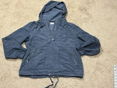 Camisa informal Lou & Grey para mujer talla mediana multicolor 1/2 cremallera bolsillos con capucha Foto 1 de 4