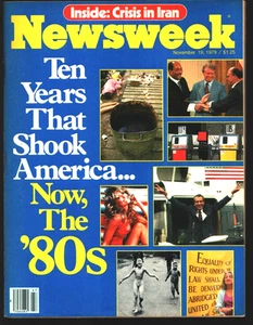 Newsweek Now The 80's November 19, 1979 Farrah 70's-NEWSTAND COPY- NM - Picture 1 of 2