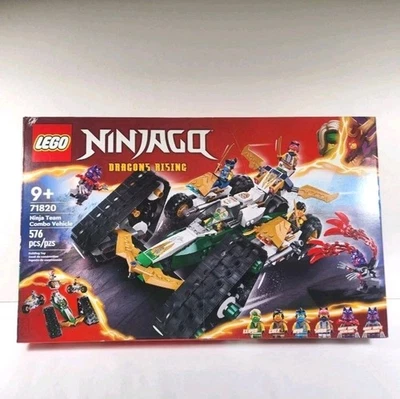 LEGO NINJAGO 71820 Ninja Team Combo Vehículo 4 en 1 Set de Construcción - 576 piezas - NUEVO  Foto 1 de 4