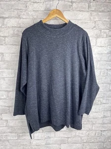 Duluth Trading Tunic Top Womens Size XXL Gray Heavyweight Knit Mock Neck - Picture 1 of 10