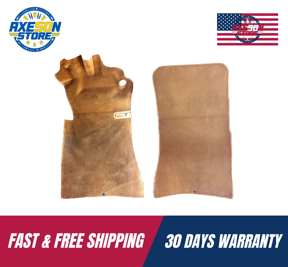 81-91 Mercedes Benz W126 Gen1 Gen2 Palomino Color Front Carpet L&R 560SEL 300SE - Image 1 of 4