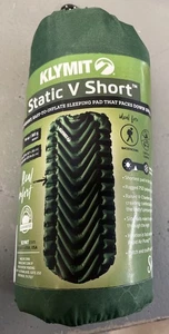 Klymit 06SJGR02A - Almohadilla para dormir inflable verde corta estática en V - Imagen 1 de 2