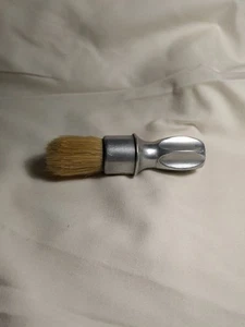 Vintage Rubberset Sterilized Aluminum Handle Shaving Brush Made In USA - Imagen 1 de 10