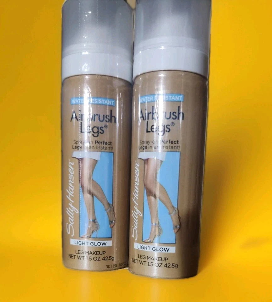 2PK Piernas de Aerógrafo Sally Hansen Spray Luz Brillo 1.5oz ¡NUEVO! RESISTENTE AL AGUA Foto 1 de 1