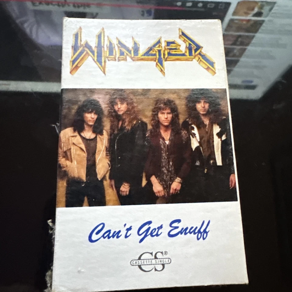 Winger, Can't Get Enuff, Cassette Single 1990 Foto 1 de 1