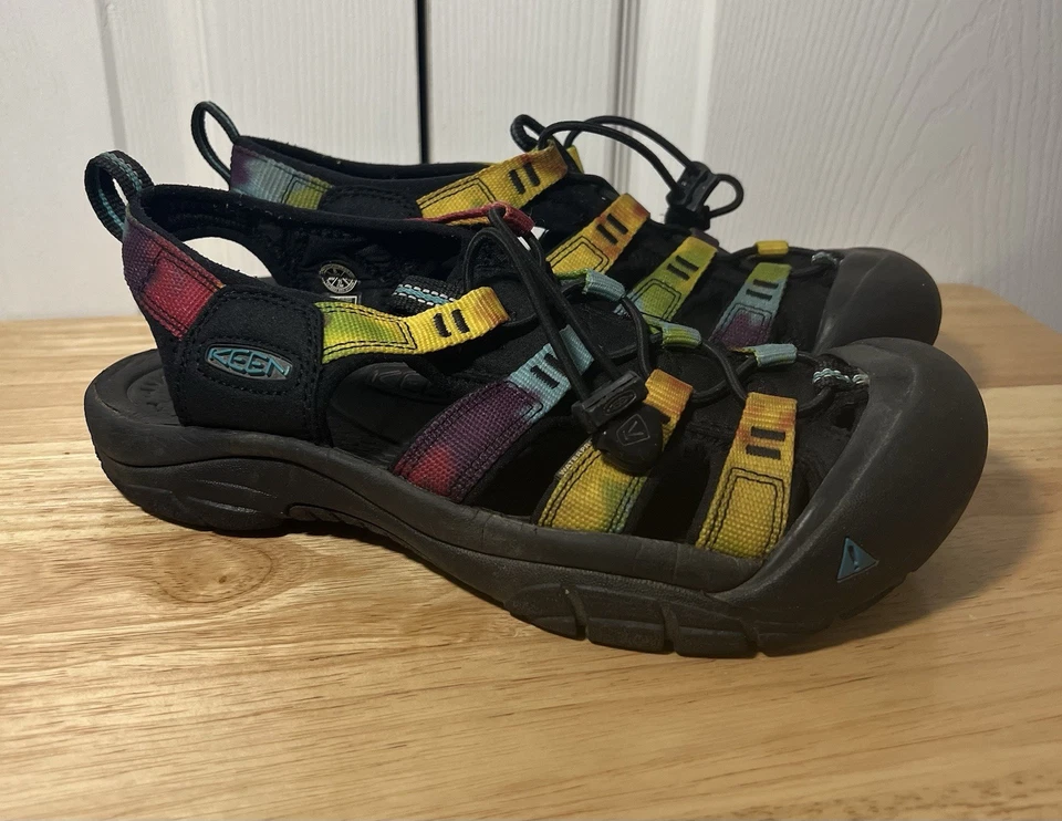 Keen Newport H2 Women’s Size 8 Sport Sandal Original Rainbow Tie Dye Multi Color - Image 1 of 4