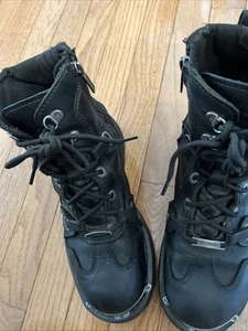 Harley Davidson Ladies Sz 6 Riding Leather Boots - Picture 1 of 9