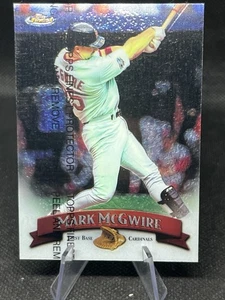 1998 Topps Finest w/protective coating Mark McGwire card #145 St Louis Cardinals - Picture 1 of 4