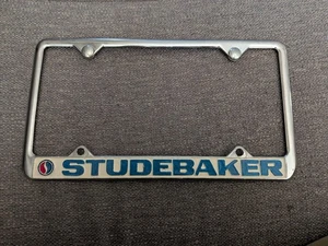 Studebaker Motor Company Cromo Metal Marco Placa Accesorio Automóvil - Imagen 1 de 2