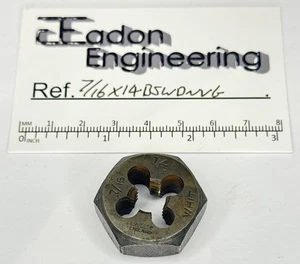 7/16" x 14tpi BSW (British Standard Whitworth) Die Nut, HSS. By LAL. - Picture 1 of 2