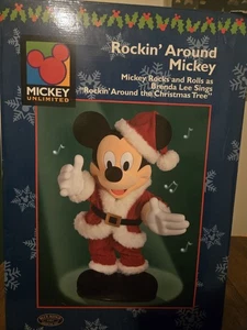 Blue Ridge Animatronic Mickey Mouse Rock Alrededor del Reloj Disney ¡¡Nuevo en Caja!!! - Imagen 1 de 7