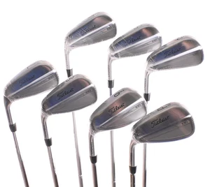 2023 Titleist T100 Iron Set 4-PW w/ Dynamic Gold S300 Stiff-Flex LH *MINT* - Picture 1 of 4