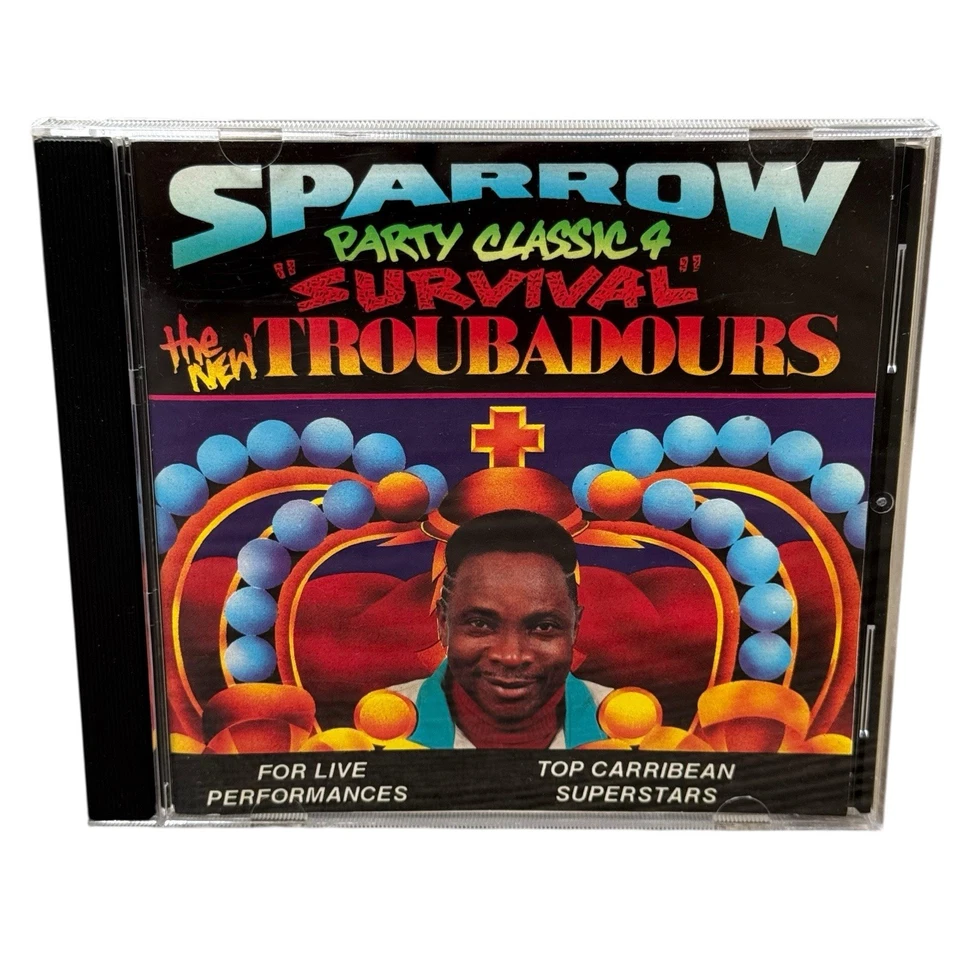 Sparrow Party Classic 4 Survival CD Calypso Soca Caribbean Reggae Hits BLS Foto 1 de 4