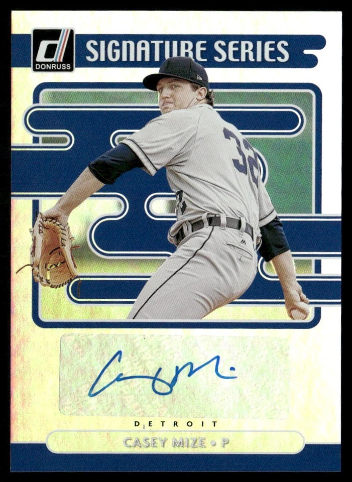 2021 Donruss Signature Series RC Auto #SS-CM Casey Mize - Image 1 of 2