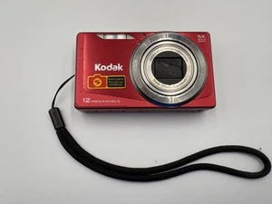 Kodak EasyShare Digital Camera M381 Red 12MP 5X Optical - TESTED (Read) - Picture 1 of 9