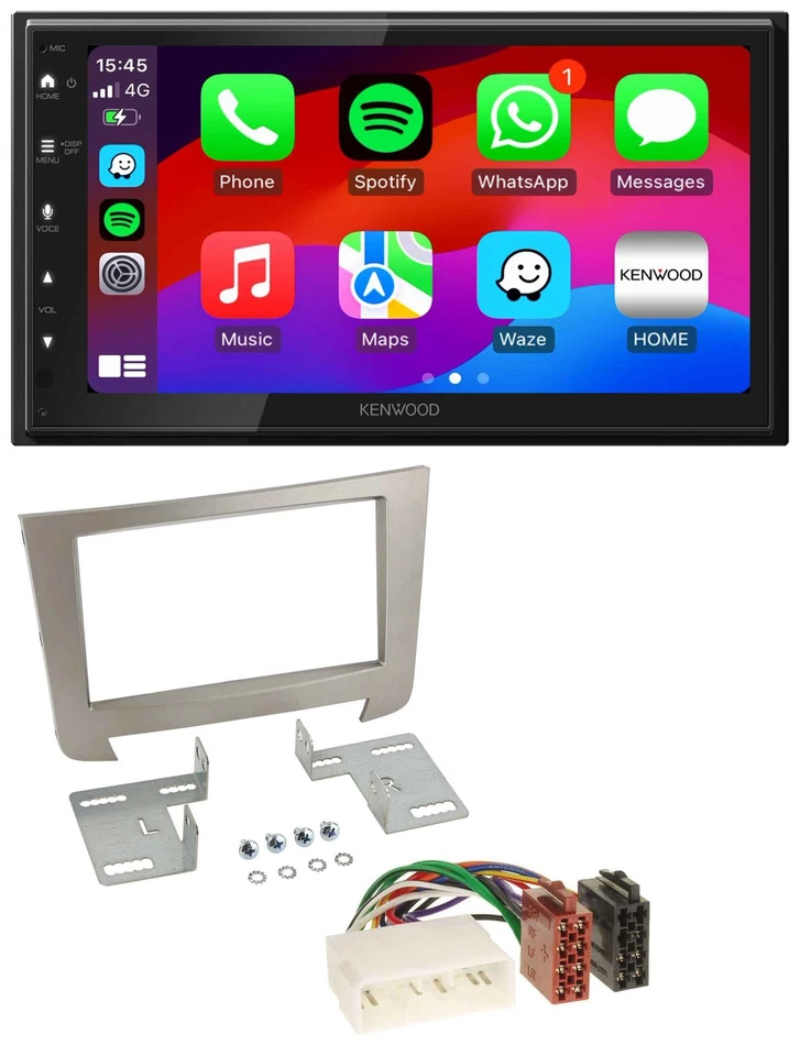 Kenwood MP3 USB DAB 2DIN Bluetooth Autoradio für SSangYong Rexton ab 2013 - Bild 1 von 4