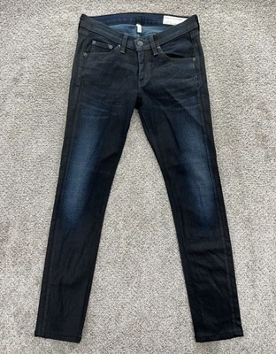 Rag & Bone Jeans Womens 26 Blue Skinny Dark Wash Coated Stretch Denim USA Made - Image 1 of 4