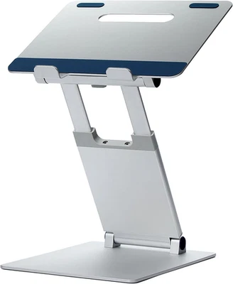 POUT E3 Lift — Ergonomic Laptop Stand for Desk, Adjustable Height 2" to 20" — La - Image 1 of 4