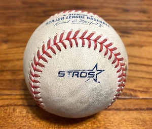 Angels vs Astros Game Used Baseball 9/1/2025 LOGO Kikuchi to Yordan Alvarez MLB - Bild 1 von 5