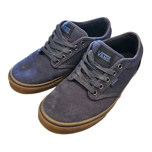 Vans Uomo Atwood Canvas Sneakers da Ginnastica, Tela Navy/Gomma, 8,5 M US - Foto 1 di 7